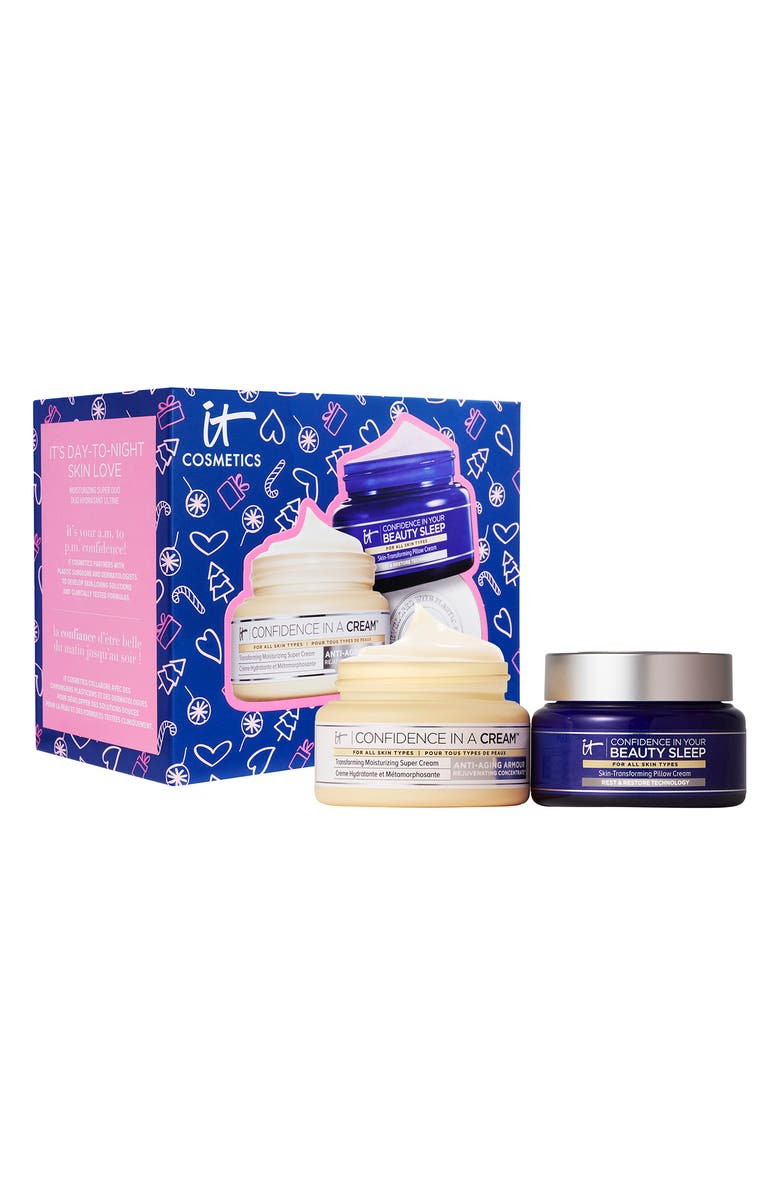 IT Cosmetics It's Day-to-Night Skin Love Moisturizer Set, Main, color,
