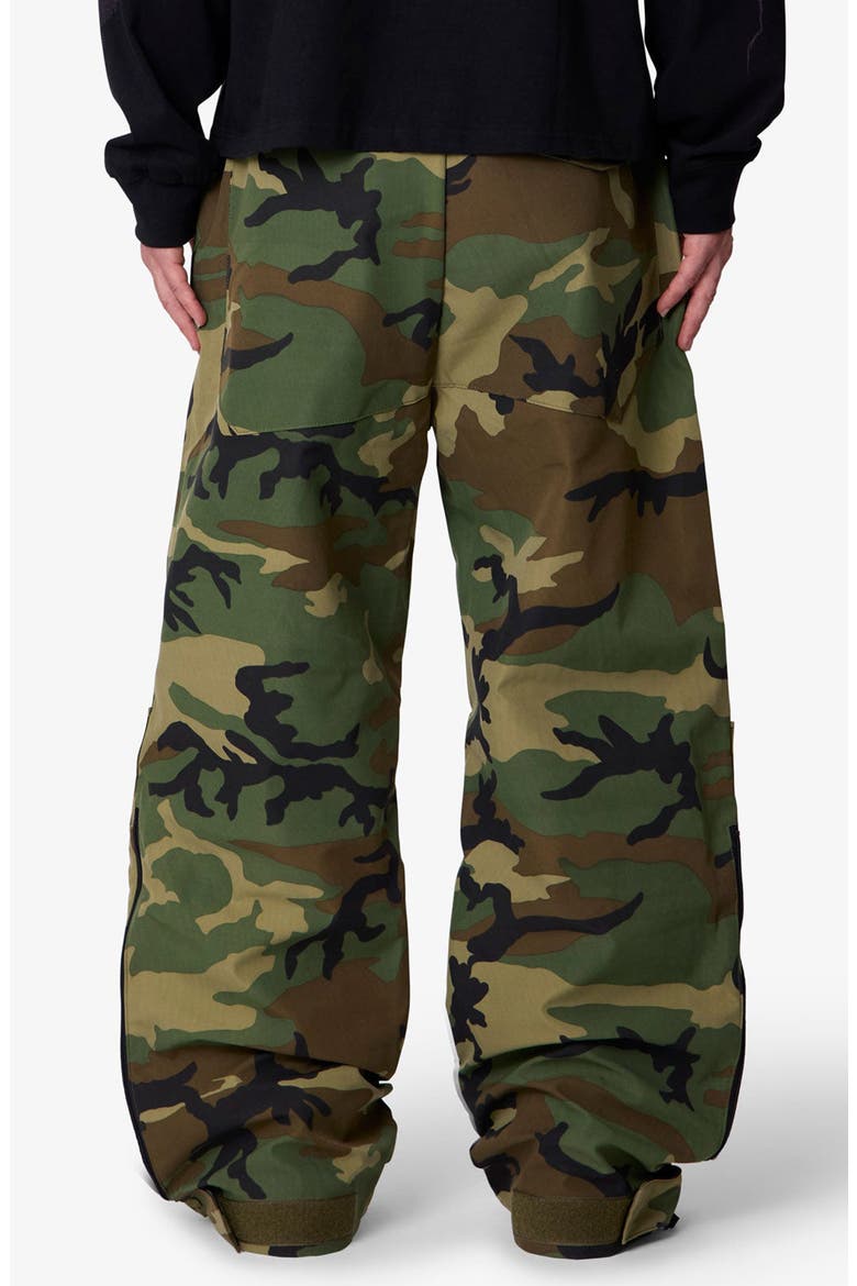Camo Baggy Pants, Alternate, color, CAMO