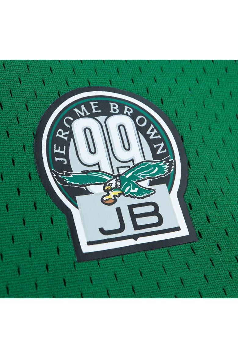 Men's Mitchell & Ness Randall Cunningham Kelly Green Philadelphia Eagles Retired Player Name & Number Mesh Top, Alternate, color, Kelly Green