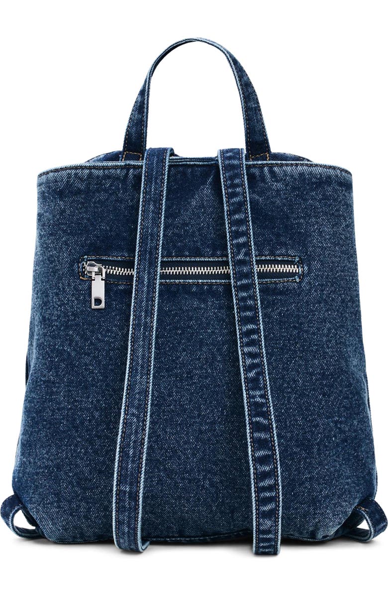 Desigual Mini Denim Backpack, Alternate, color, Dark Blue