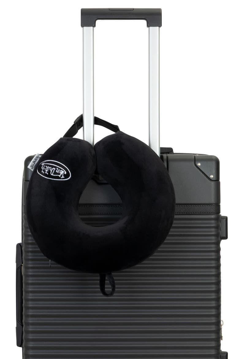 Classic Memory Foam Travel Neck Pillow, Alternate, color, Black