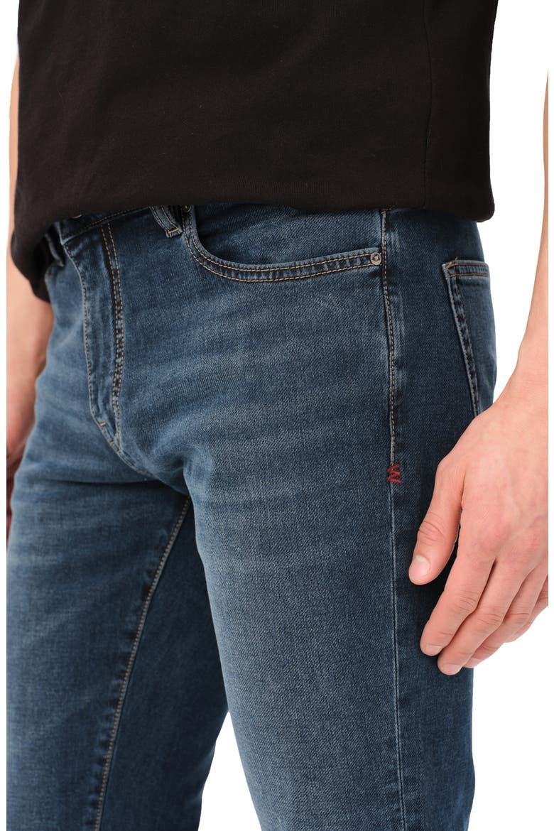 AMS Slim Fit Knit Jeans, Alternate, color, PORTER