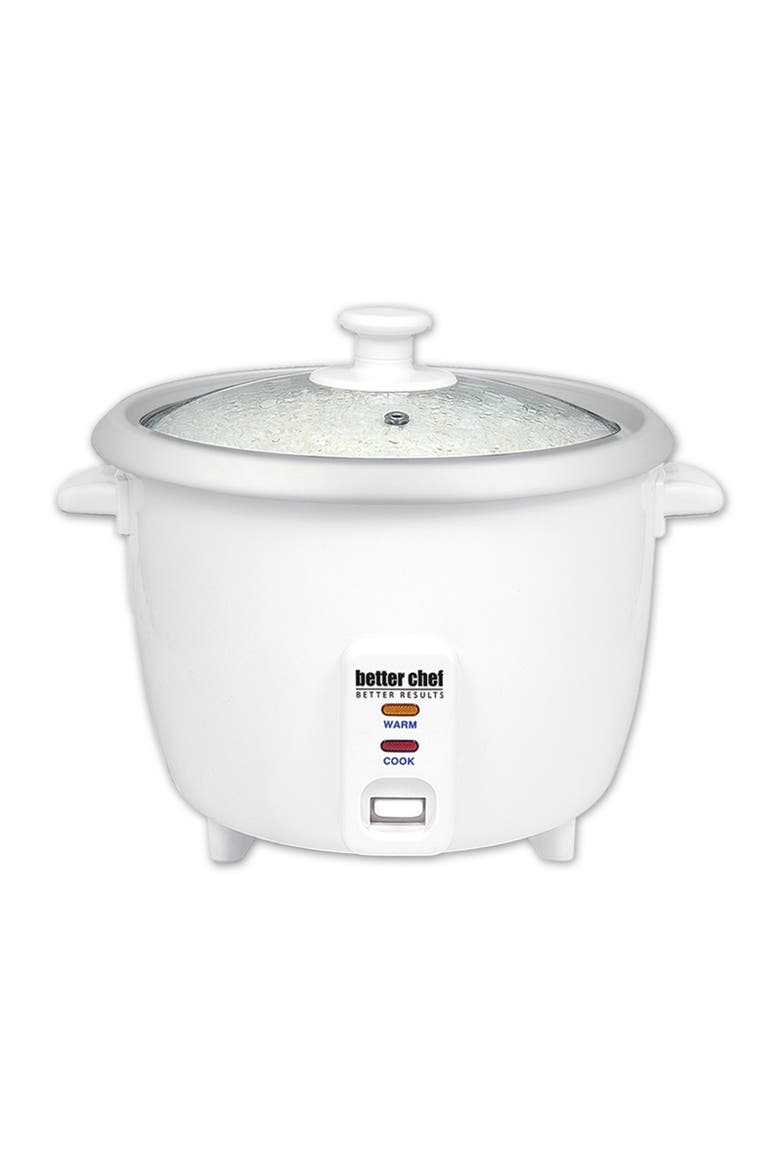 8 Cup Automatic Rice Cooker, Main, color, White