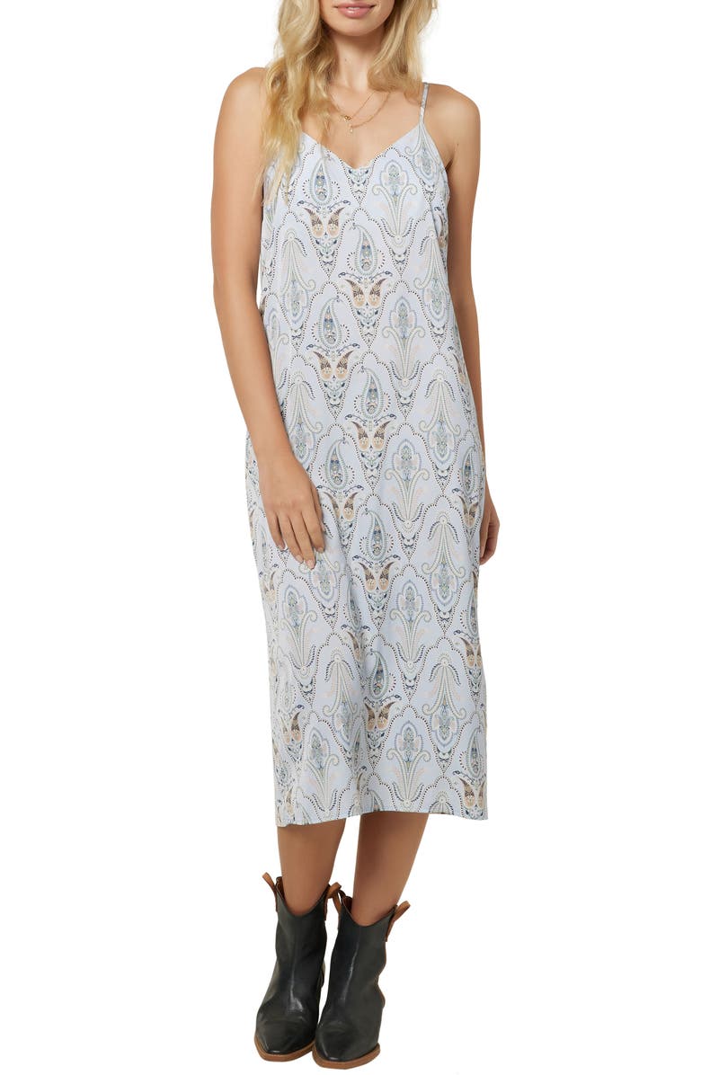 O'Neill Izzy Satin Slipdress, Main, color,