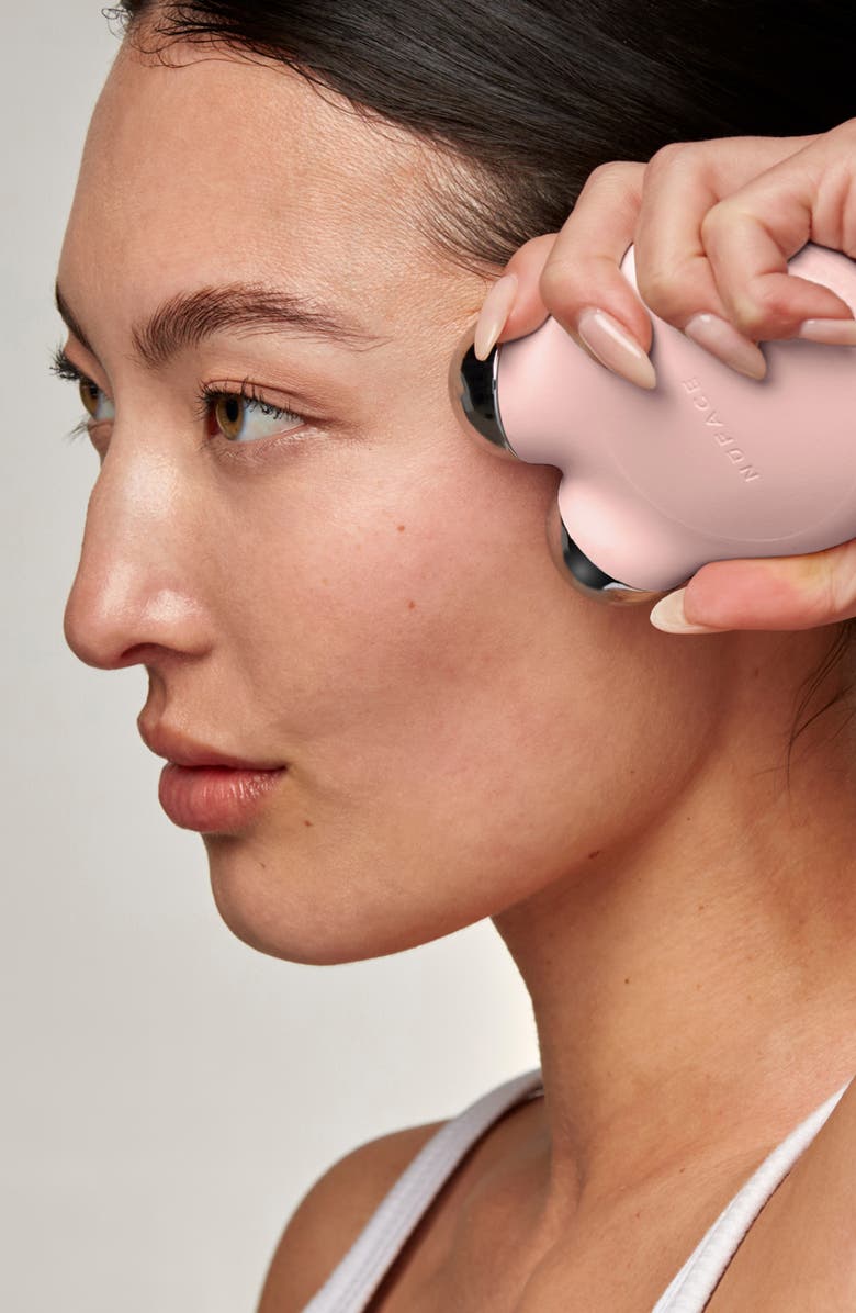 NuFACE<sup>®</sup> MINI+ Smart Petite Microcurrent Facial Toning Device Starter Kit $309 Value, Alternate, color, Sandy Rose