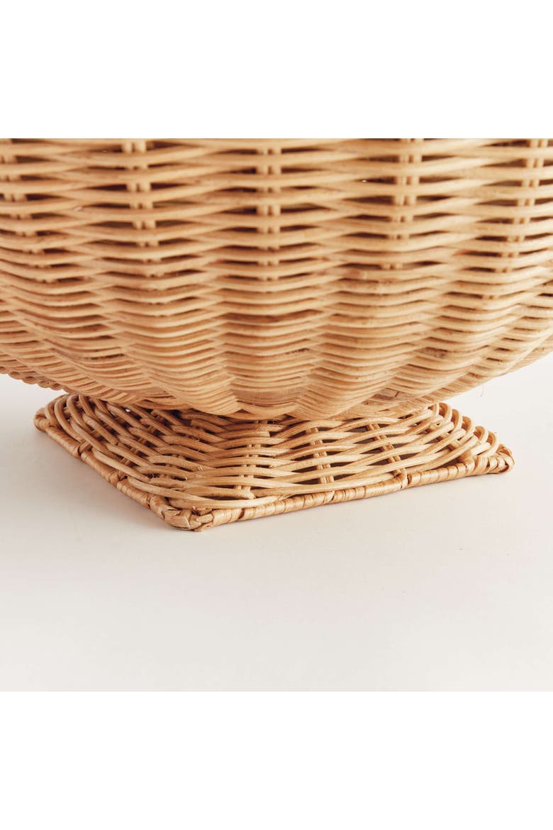 Charleston Footed Bowl, Alternate, color, Beige