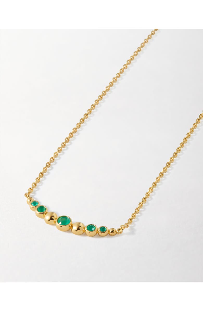 Edge of Ember Serena Green Onyx Necklace, Alternate, color, Green Onyx