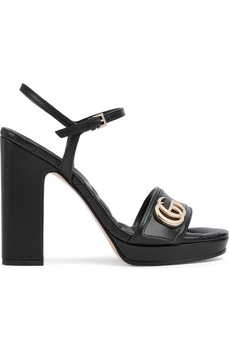 Gucci GG Platform Sandal, Alternate, color, Black