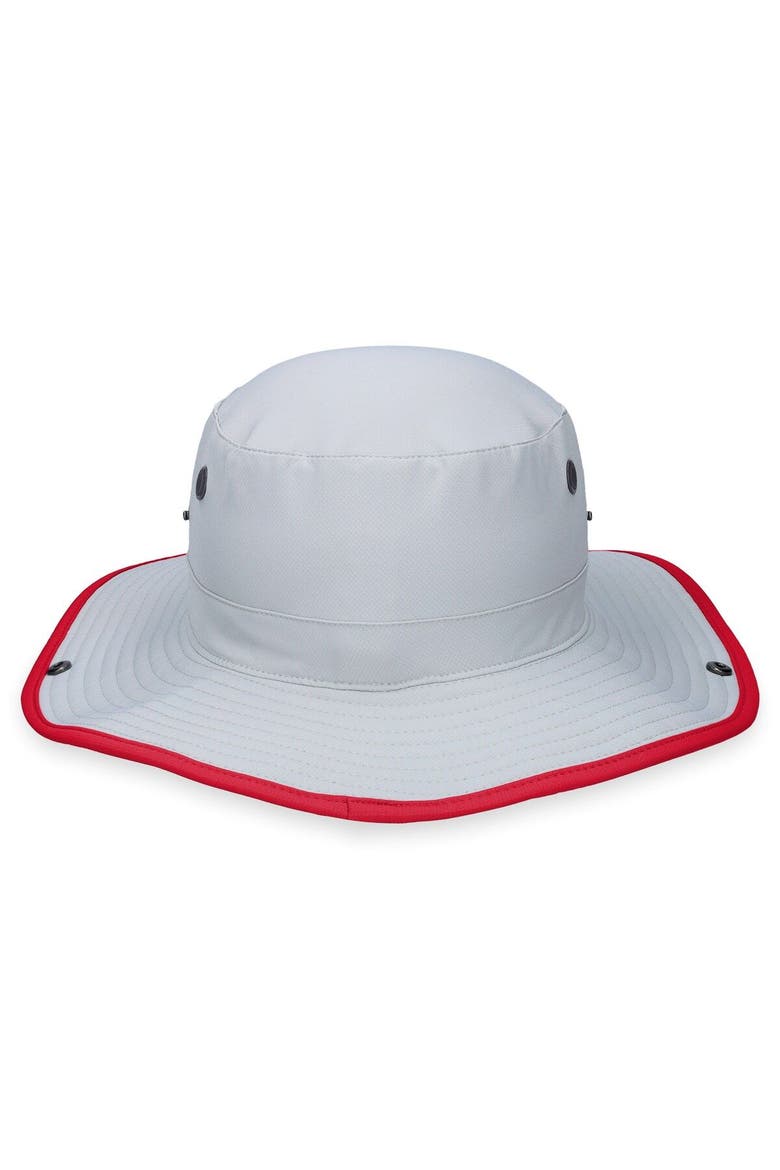Men's Top of the World Gray Arkansas Razorbacks Steady Bucket Hat, Alternate, color, Gray