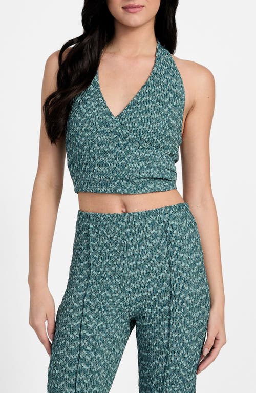 Guess Naleny Knit Halter Top In Green
