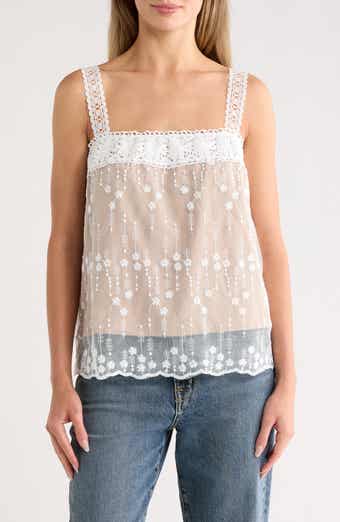 Forgotten Grace Embroidered Lace Camisole