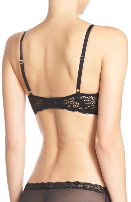 Natori Feathers Plunge T-shirt Basics Bra In Black