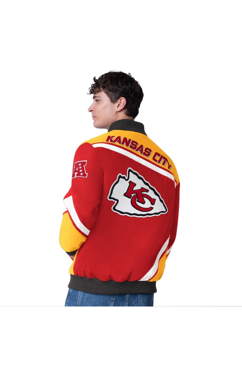 G-III Extreme Men's G-III Extreme Red Kansas City Chiefs Maximum Racing Full-Snap Jacket, Alternate, color, Red