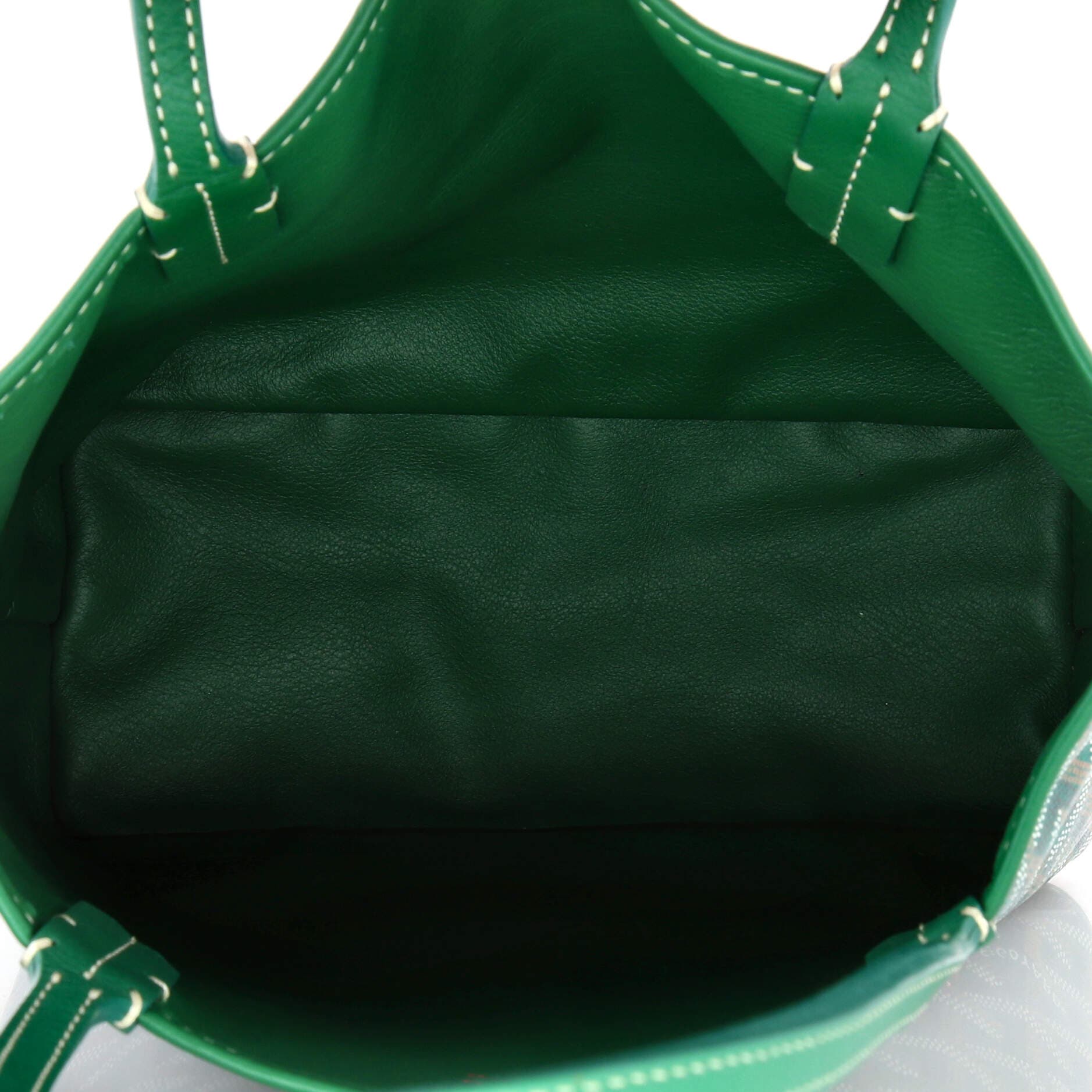 Pre-Owned Goyard Anjou Reversible Tote Coated Canvas Mini, Alternate, color, Green