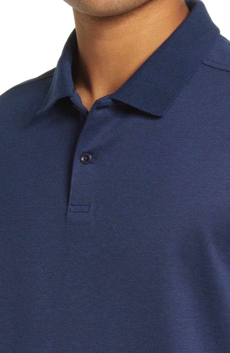Nordstrom Tech Smart Piqué Polo, Alternate, color, Navy Blazer
