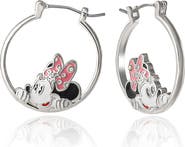 Disney Cute Head Hoop Earrings