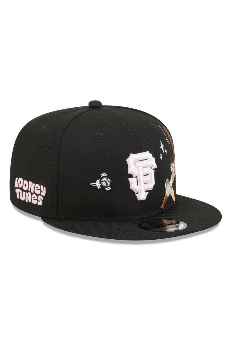 Men's New Era Black San Francisco Giants Looney Tunes Lola Bunny 9FIFTY Snapback Hat, Main, color, Black