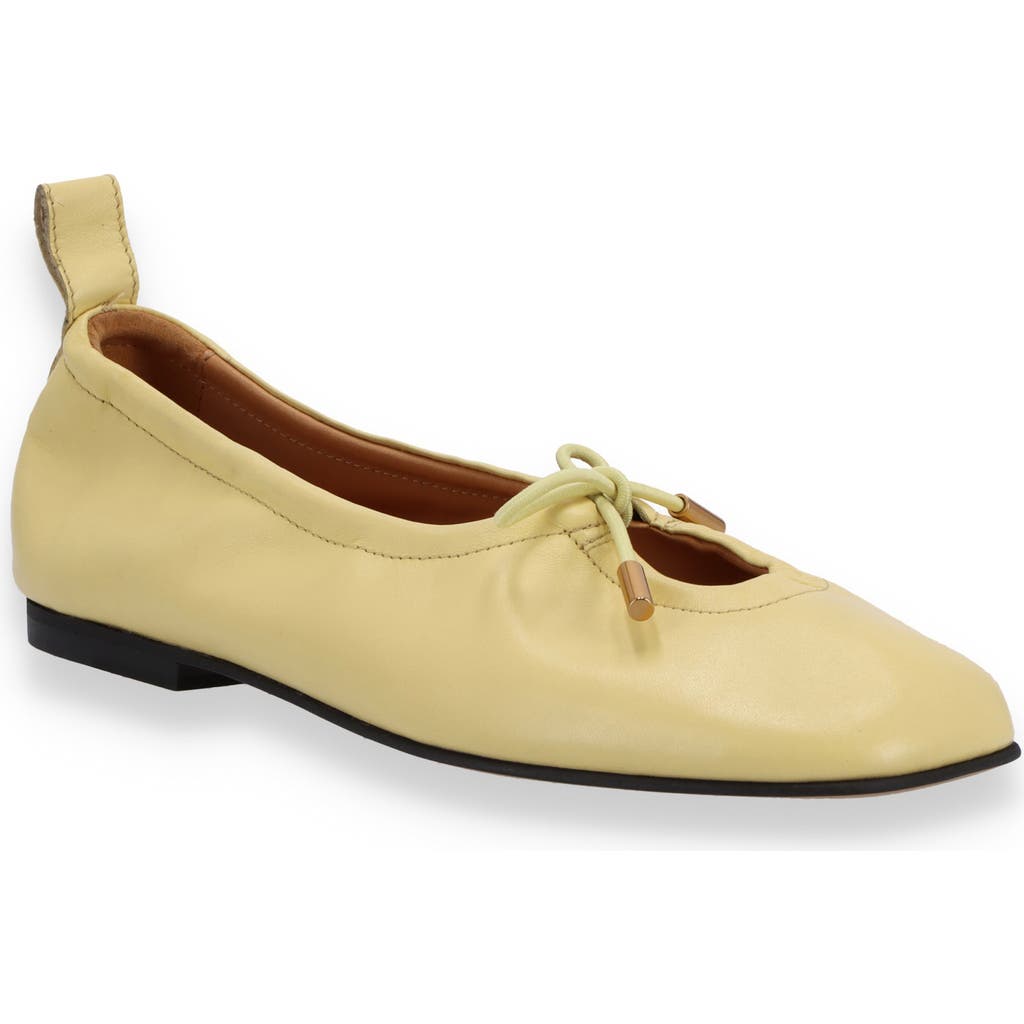 Alohas Rosalind Ballet Flat In Yellow