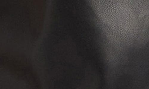 Fifteen Twenty Puff Sleeve Faux Leather Top In Black