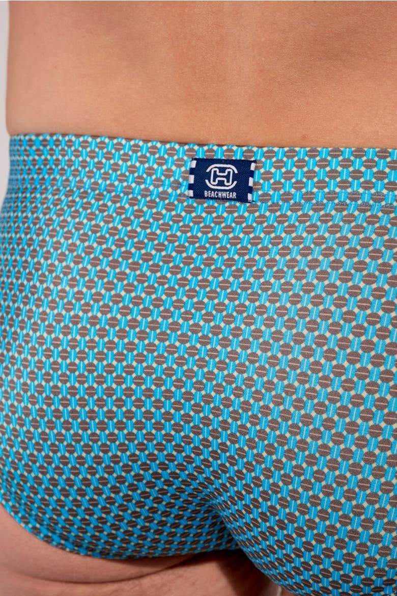 Cappuccino Swim Mini Briefs, Alternate, color, Blue Print
