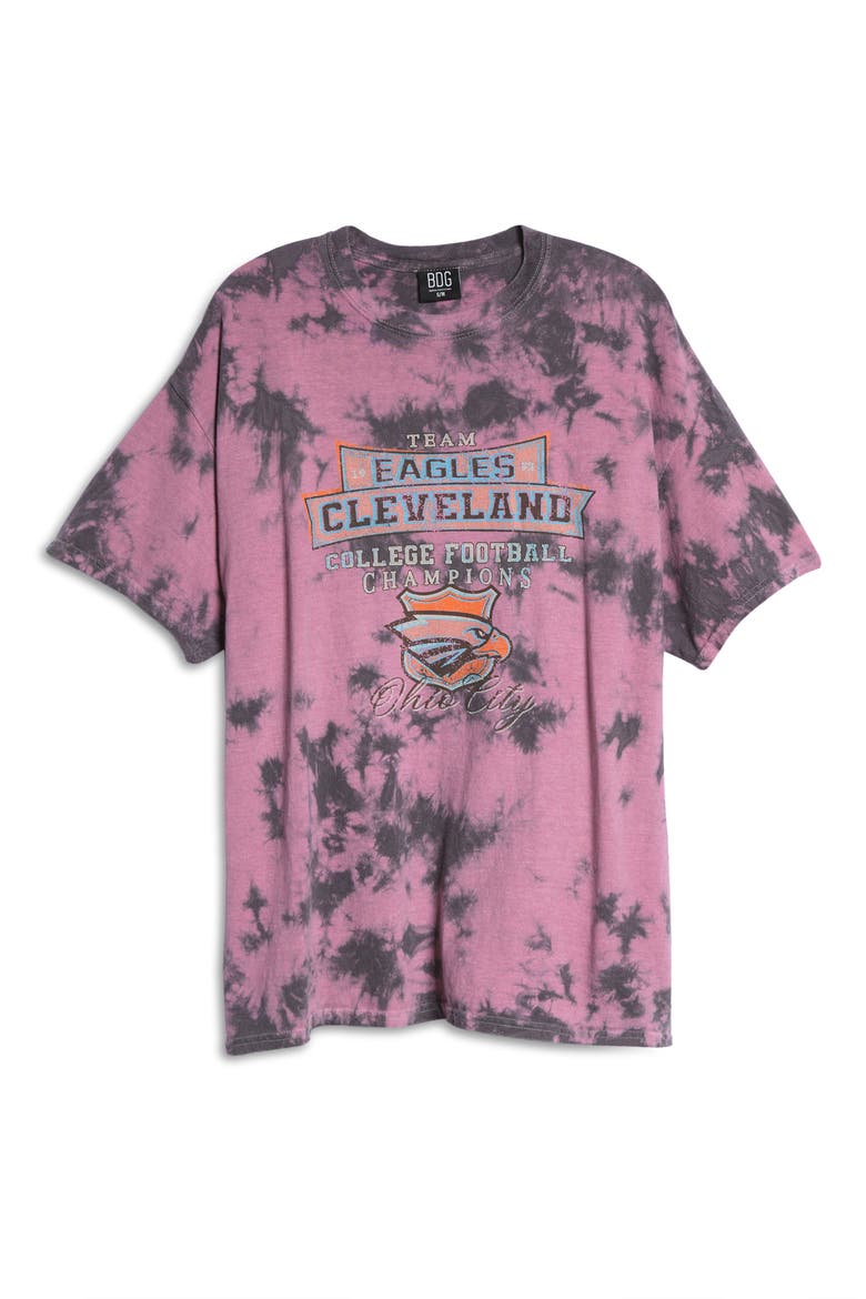 Eagles Tie Dye Dad Graphic Tee, Alternate, color, TIE DYE