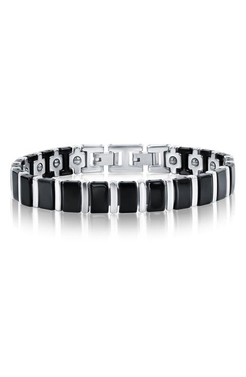 Men's Link Two-Tone Bracelet