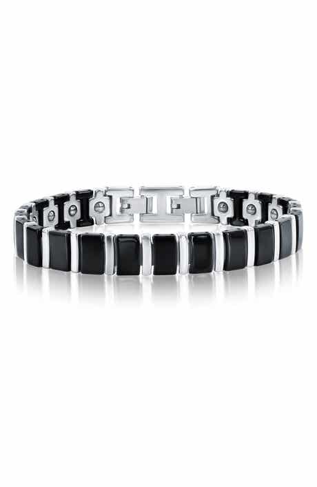 BLACKJACK Men's Link Two-Tone Bracelet