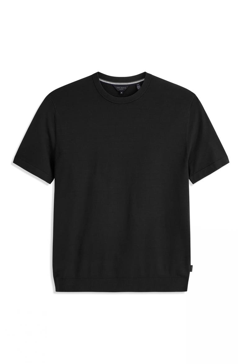 Modern Crewneck Sweater, Alternate, color, BLACK