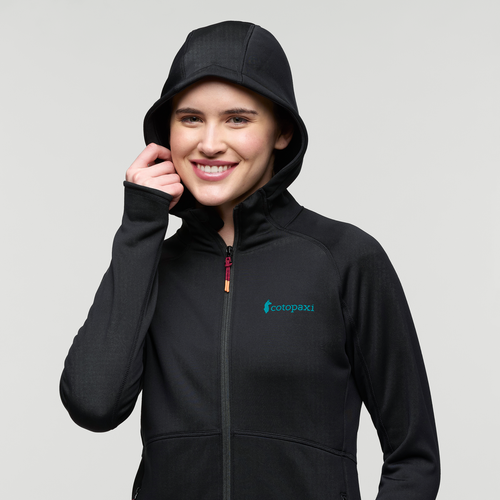 Cotopaxi Tempa Fleece Hooded Jacket In Black