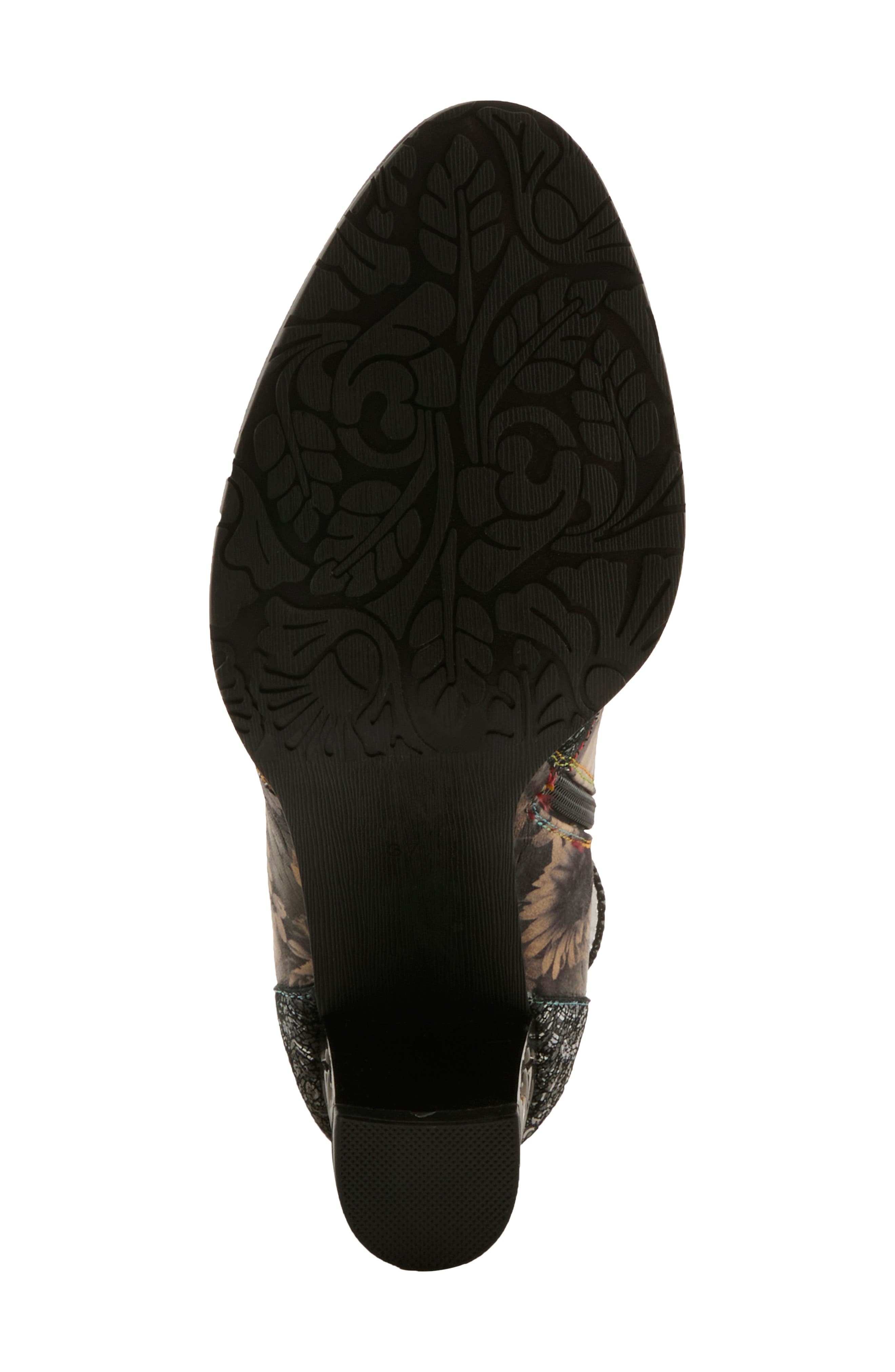 Razzy Bootie, Alternate, color, BLACK MULTI