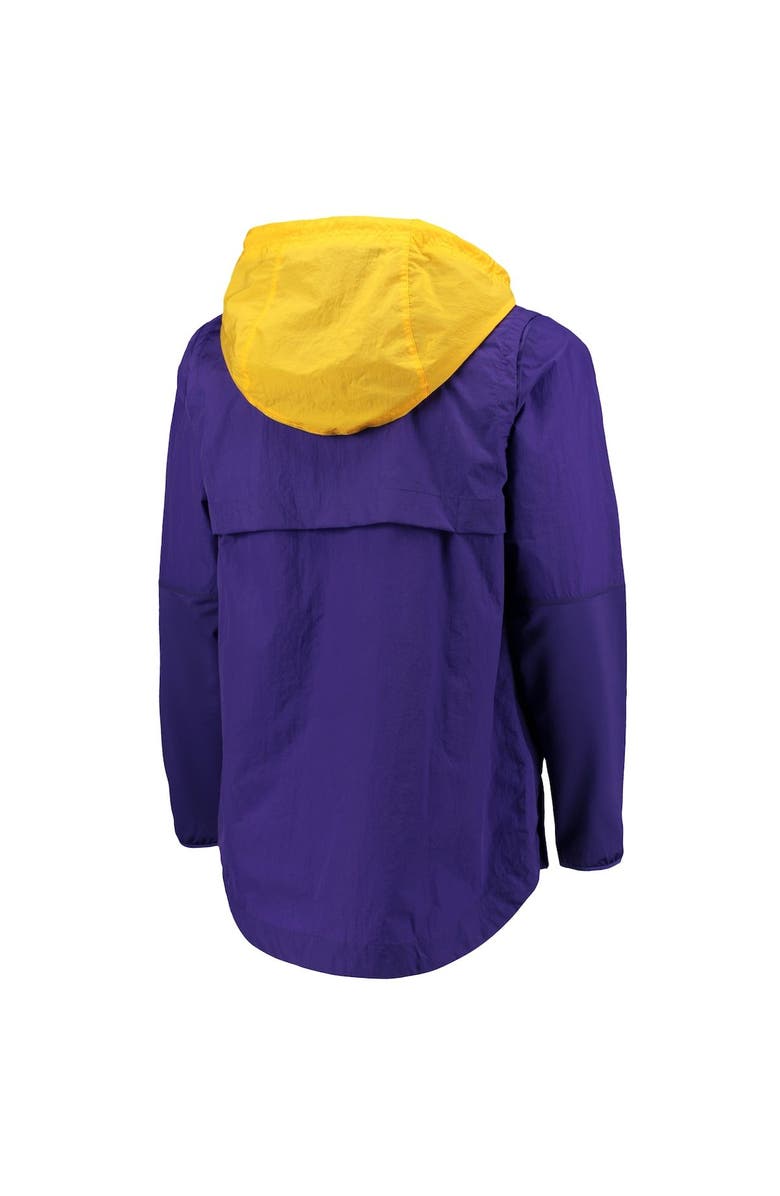Nike Men's Nike Purple/Gold LSU Tigers Player Quarter-Zip Jacket, Alternate, color, 