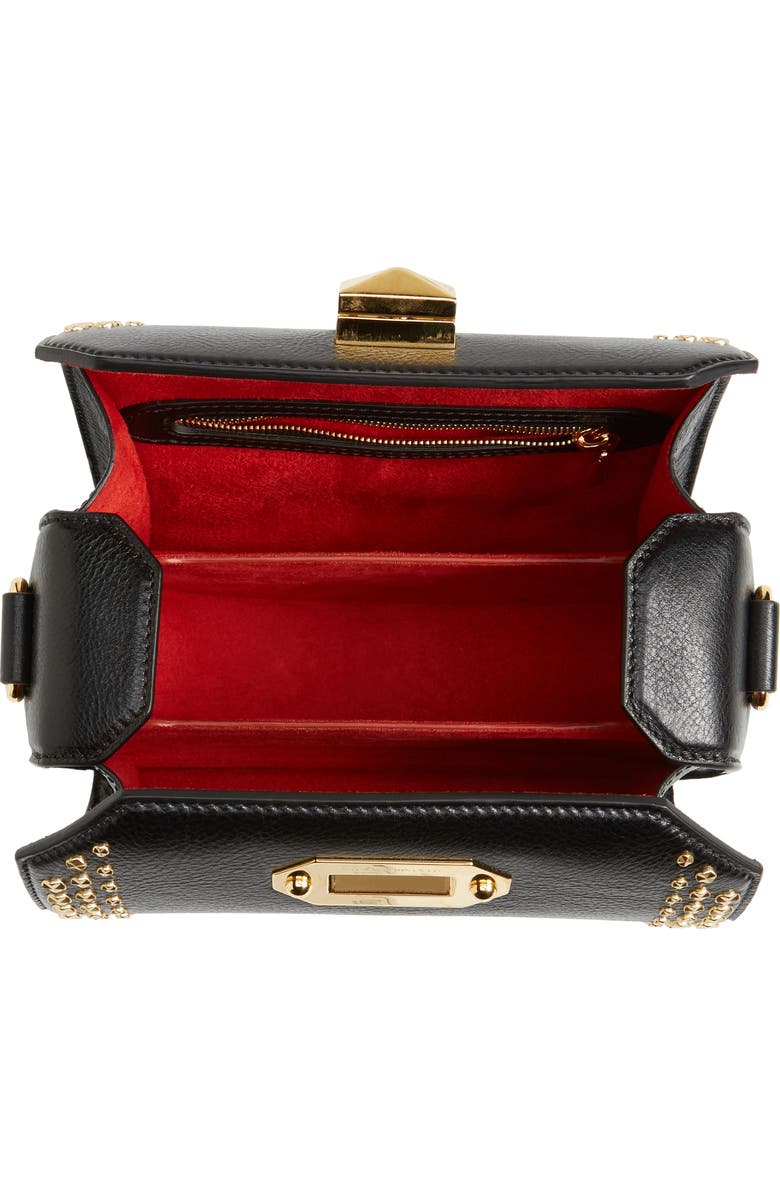 McQueen Alexander McQueen Box Bag 19 Studded Leather Bag, Alternate, color,