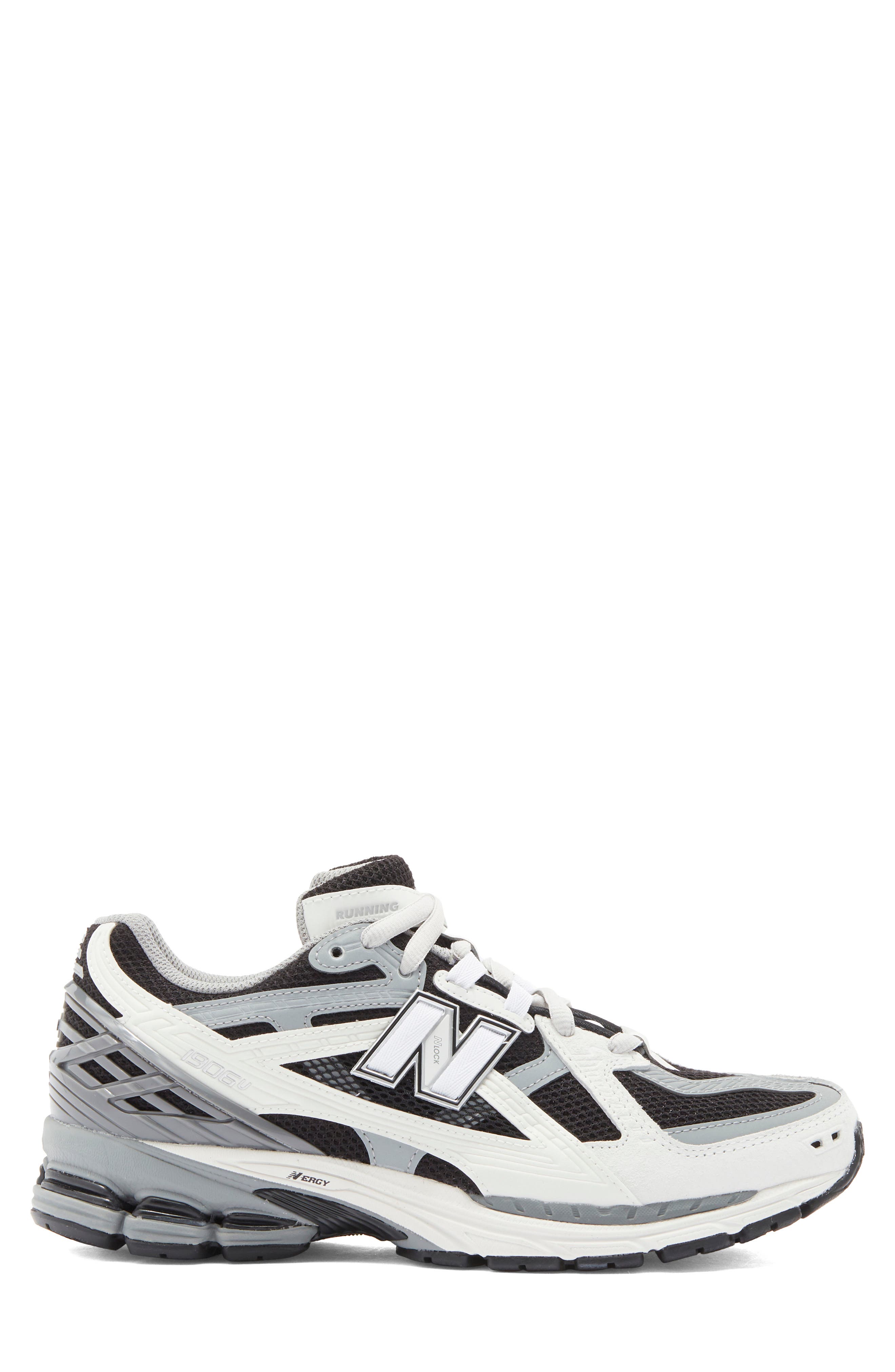 Gender Inclusive 1906R Running Shoe, Alternate, color, NB WHITE/ BLACK