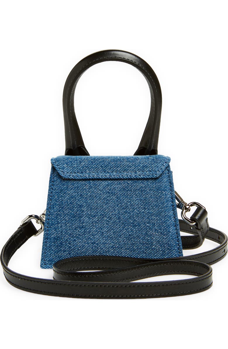 Jacquemus Le Chiquito Denim Crossbody Bag, Alternate, color,