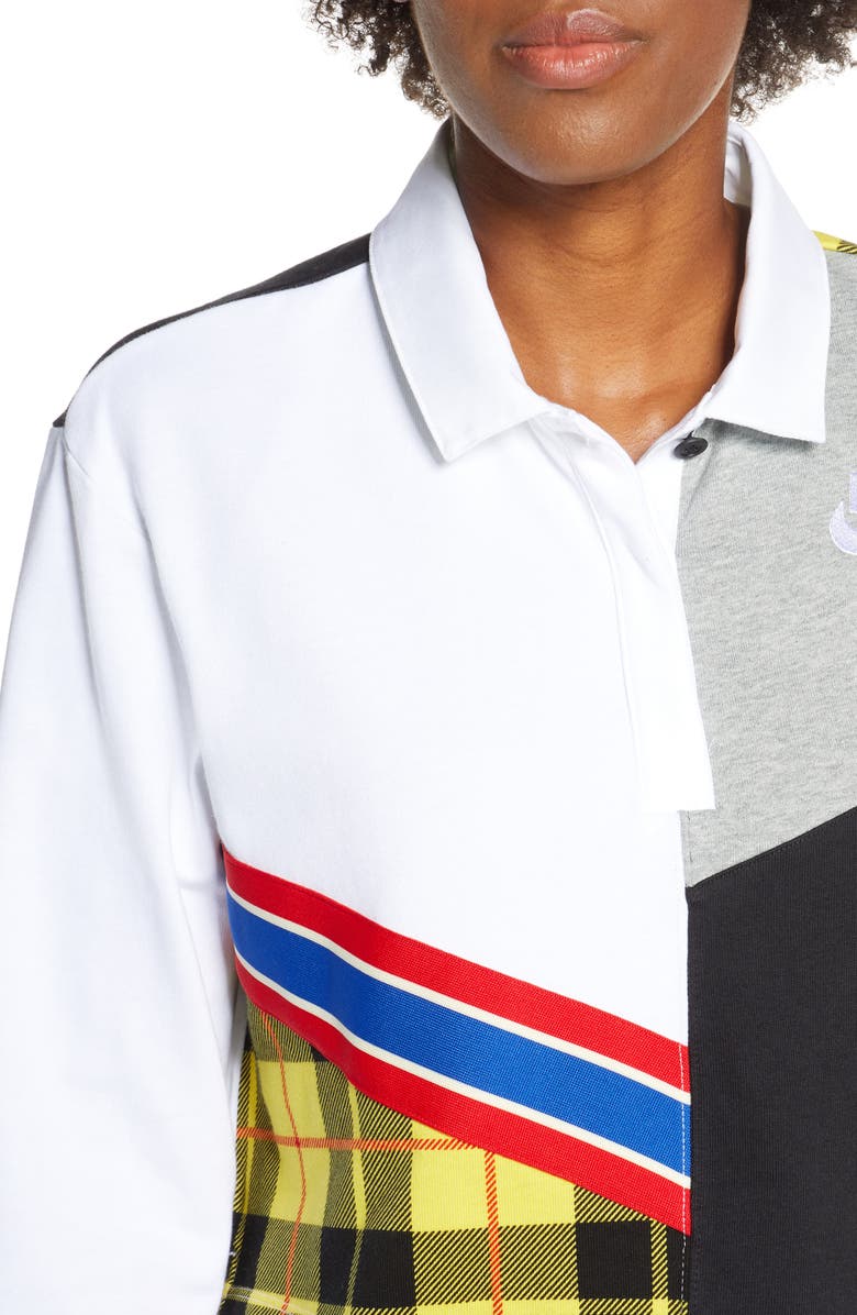 Nike Sportswear Long Sleeve Crop Polo, Alternate, color, 