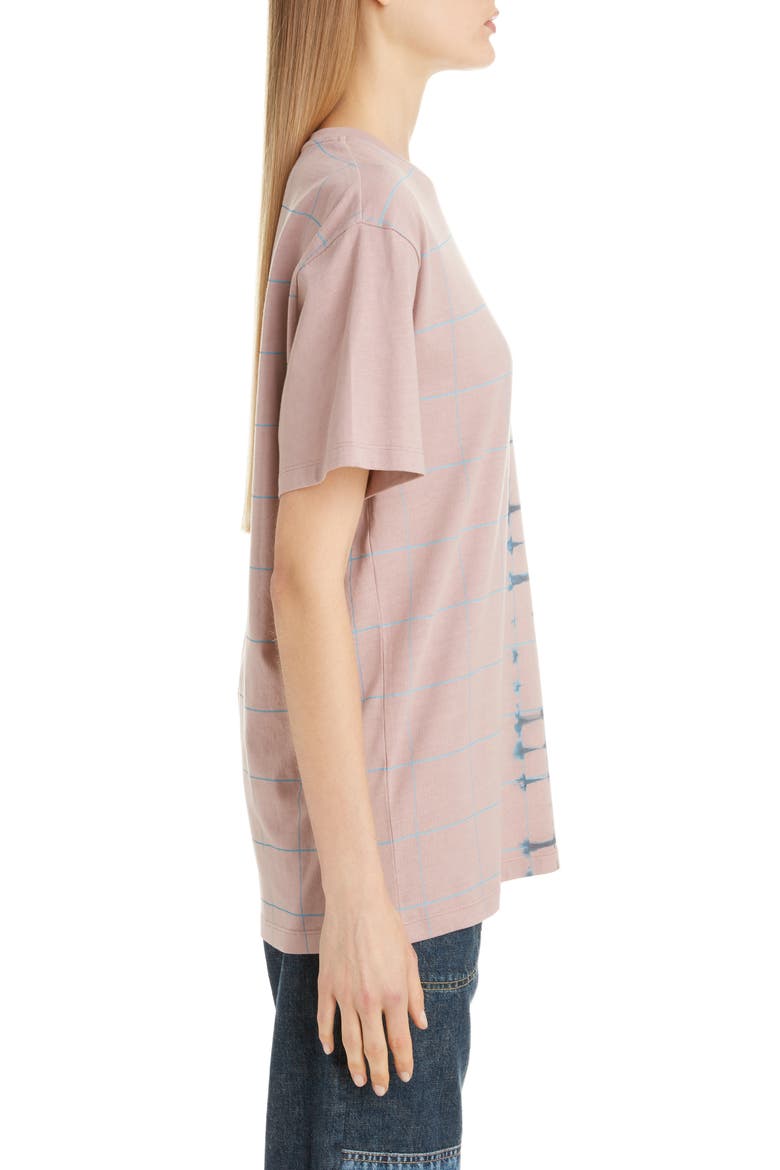 Tie Dye Logo Tee, Alternate, color, PINK/ BLUE