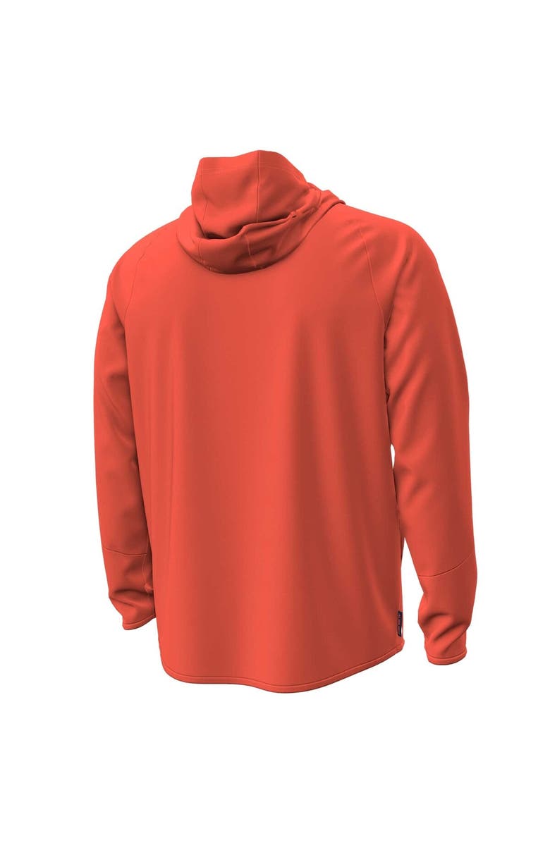 Under Armour Men's Under Armour Orange Auburn Tigers Unstoppable Performance Fleece Hoodie Half-Zip Jacket, Alternate, color, Orange