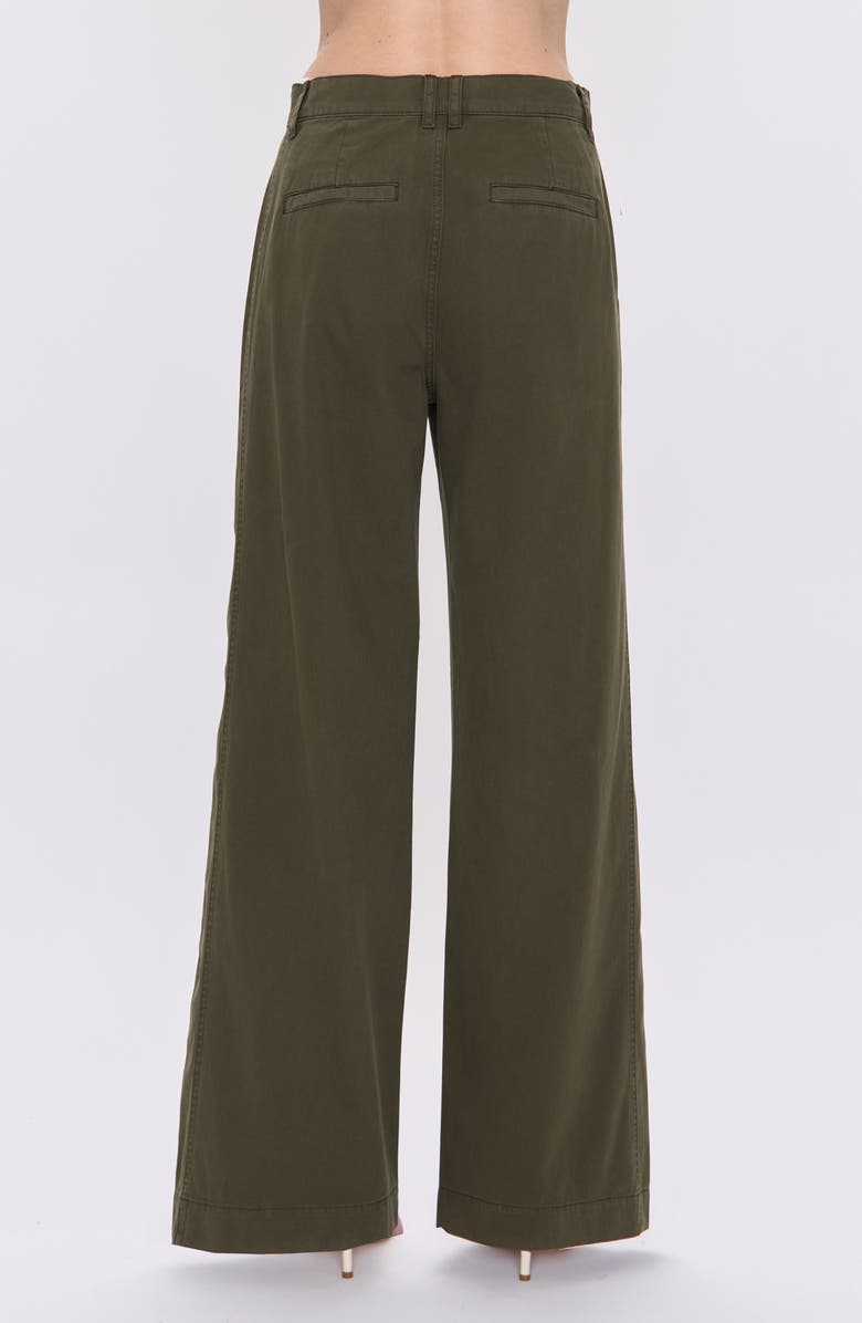 Pistola Jadyn High Waist Wide Leg Pants, Alternate, color, Sequoia