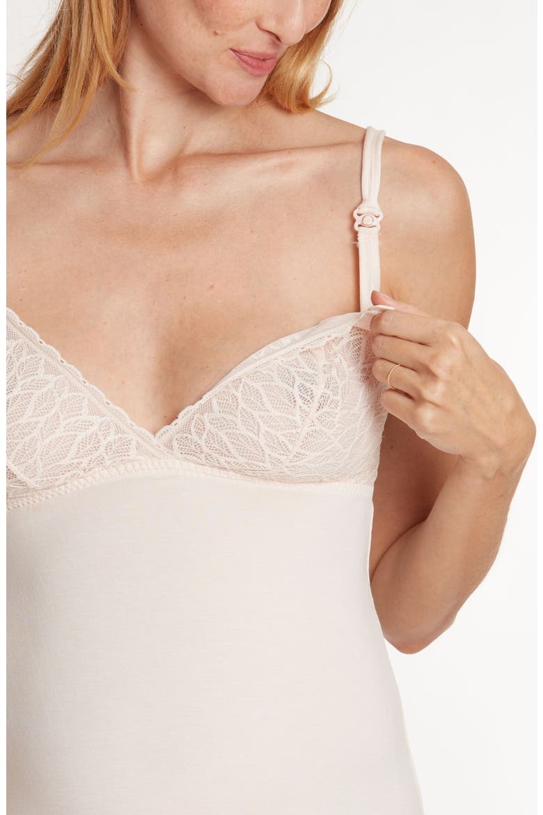 Bliss Maternity and nursing nightie, Alternate, color, BLUSH