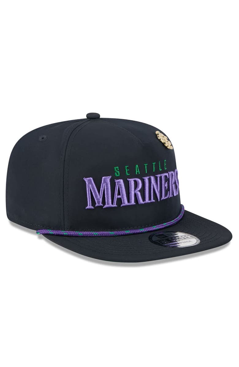 New Era Men's New Era Navy Seattle Mariners 2025 Big League Chew Golfer Snapback Hat, Alternate, color,