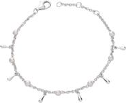 Lucy Quartermaine Royal Pearl Drop Anklet