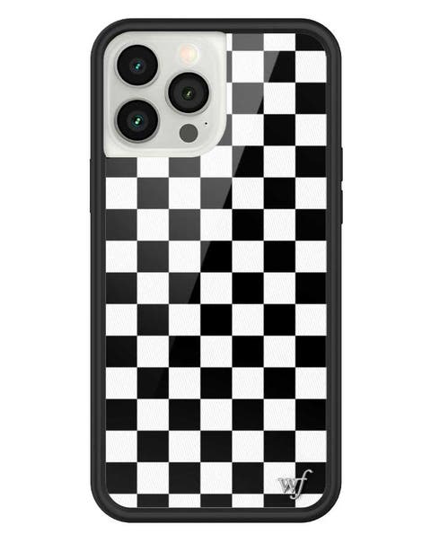 Checkers | Black iPhone Case