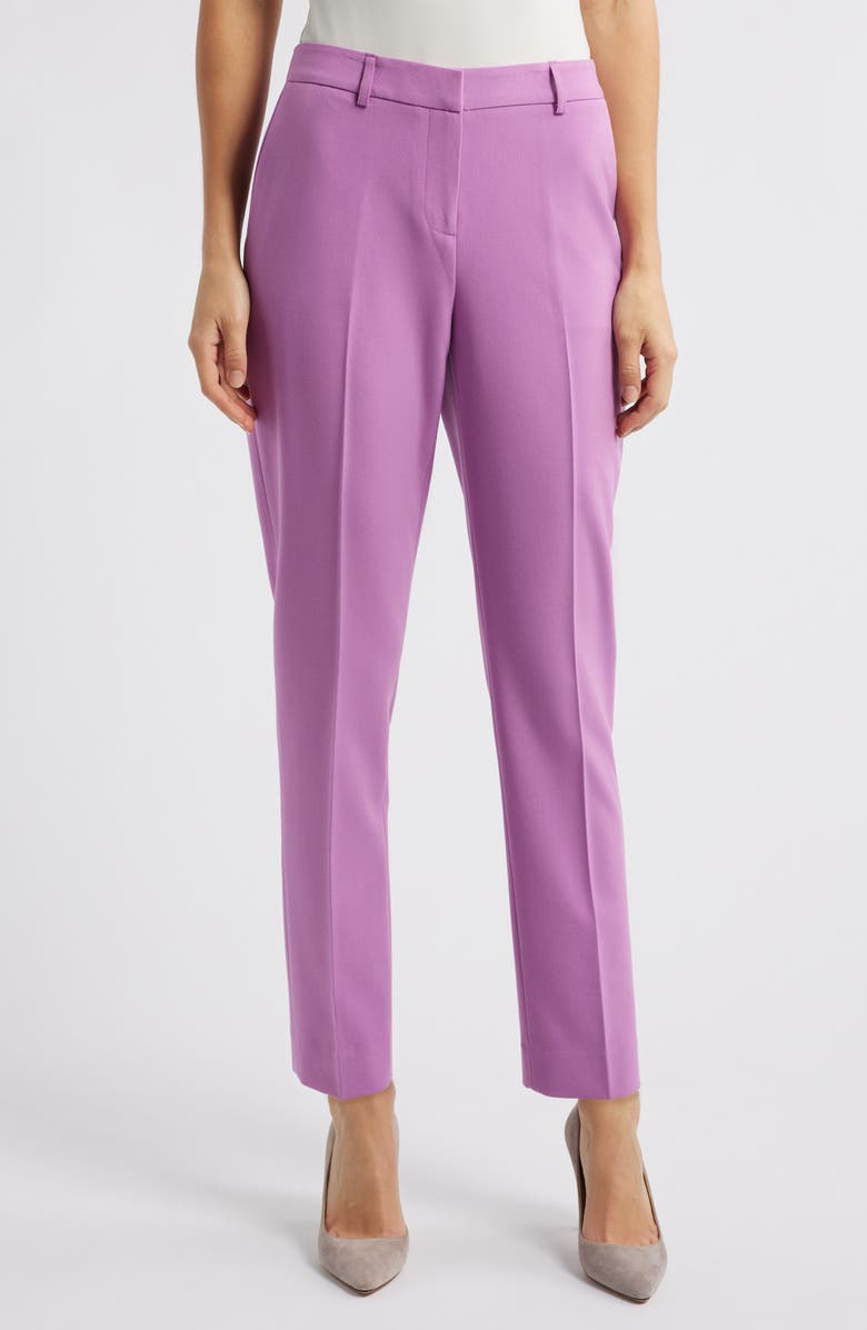 Tahari ASL Classic Pants, Main, color, Orchid