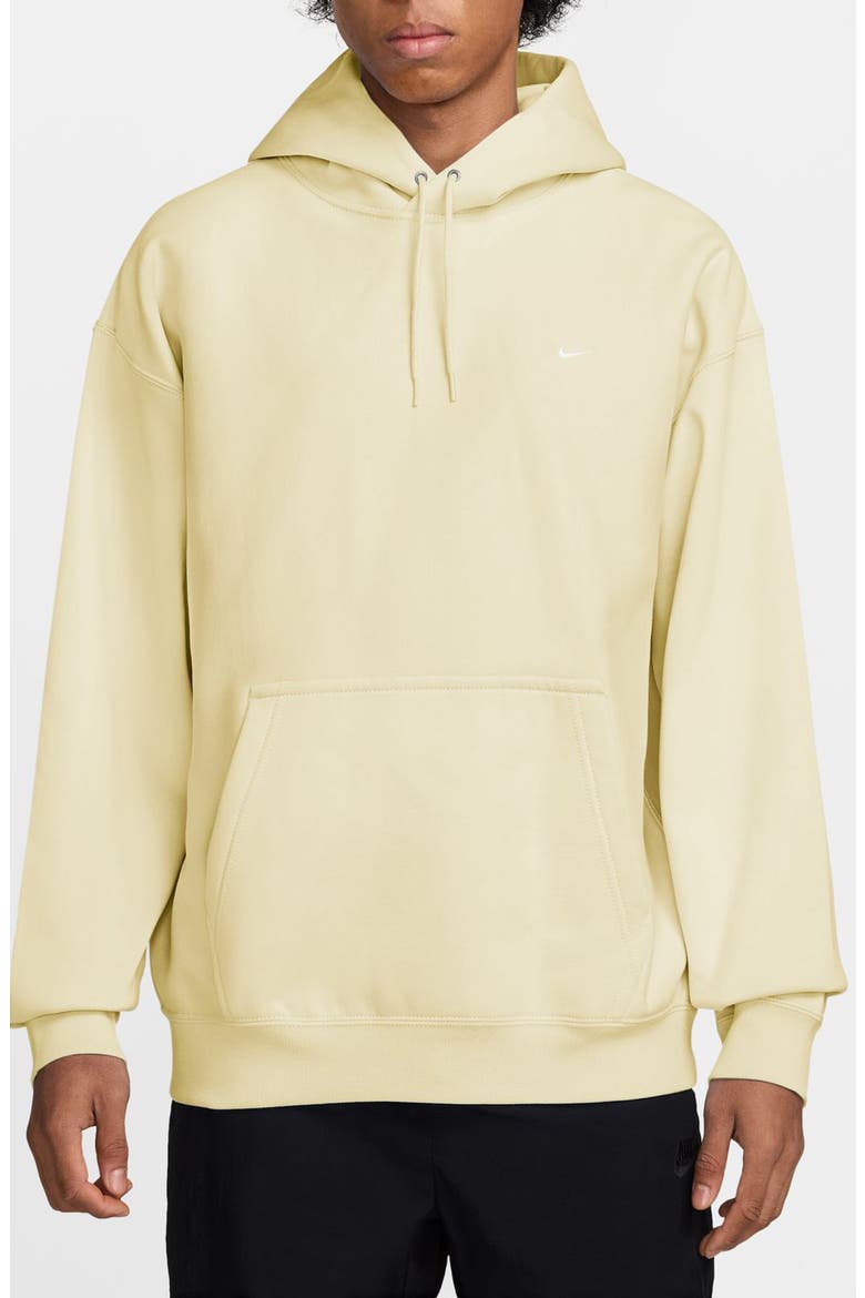 Fleece Hoodie, Main, color, COCONUT MILK/ WHITE