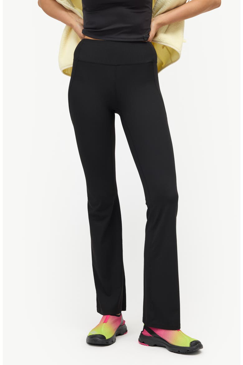 Julie Flare Leggings, Main, color, BLACK