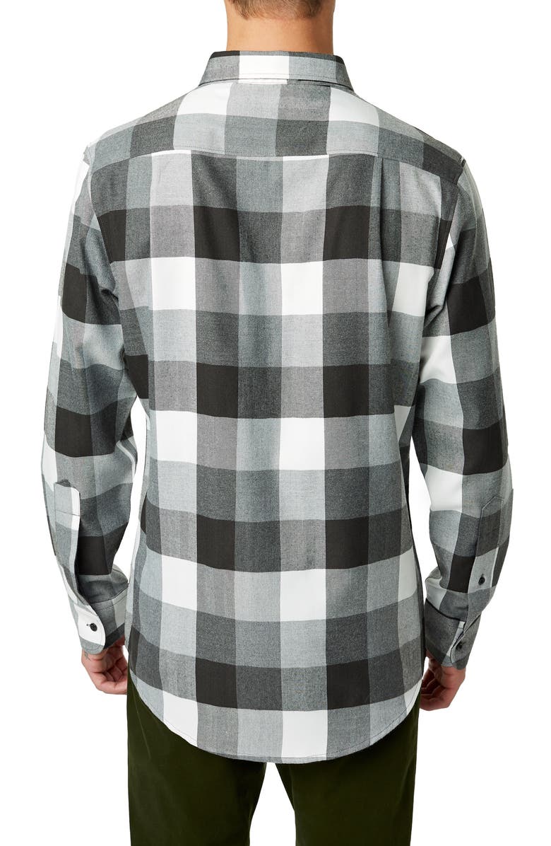 7 Diamonds Archer Trim Fit Buffalo Check Sport Shirt, Alternate, color, 