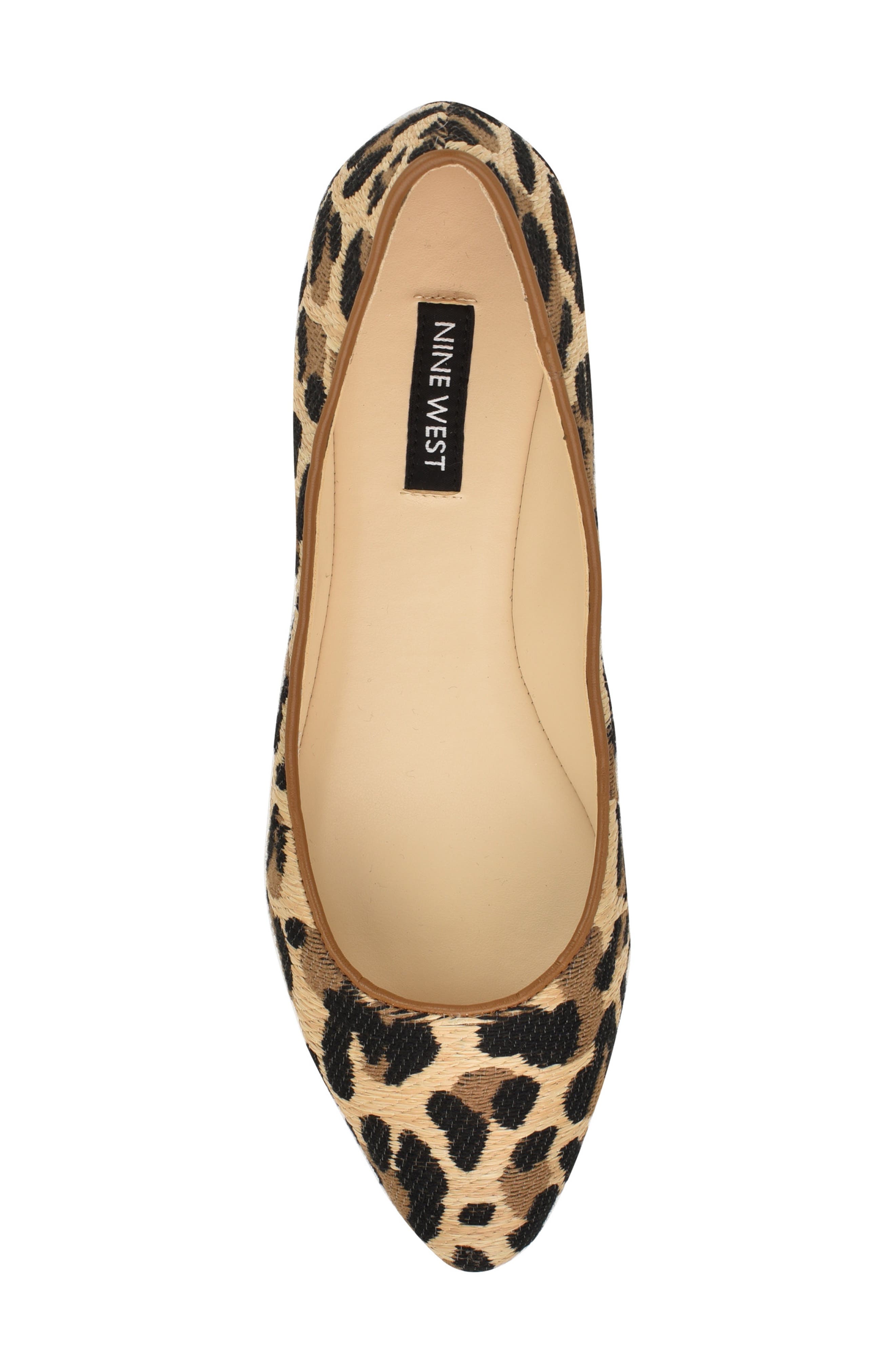 Nine West Speakup Flat, Alternate, color, Medium Natural