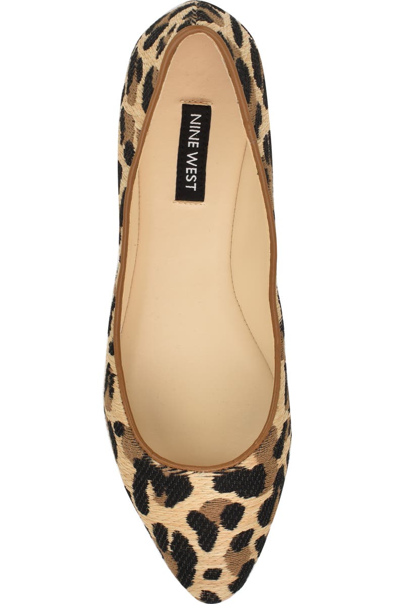 Nine West Speakup Flat, Alternate, color, Medium Natural