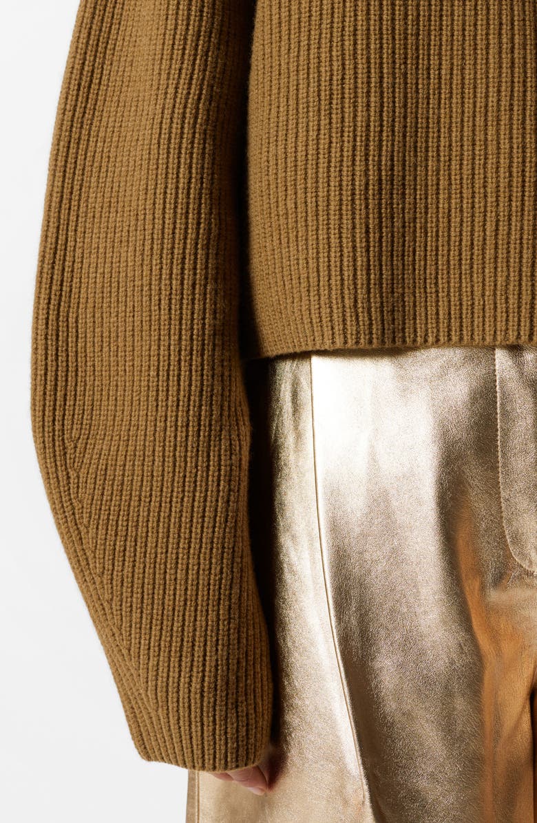 & Other Stories Rib Knit Wool Turtleneck Sweater, Alternate, color,