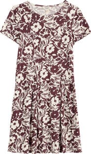 Seasalt Cornwall Witch Hazel Floral Pleated Skirt Dress